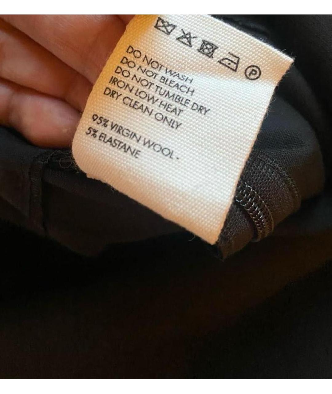 JACQUEMUS Черное шерстяное коктейльное платье, фото 6