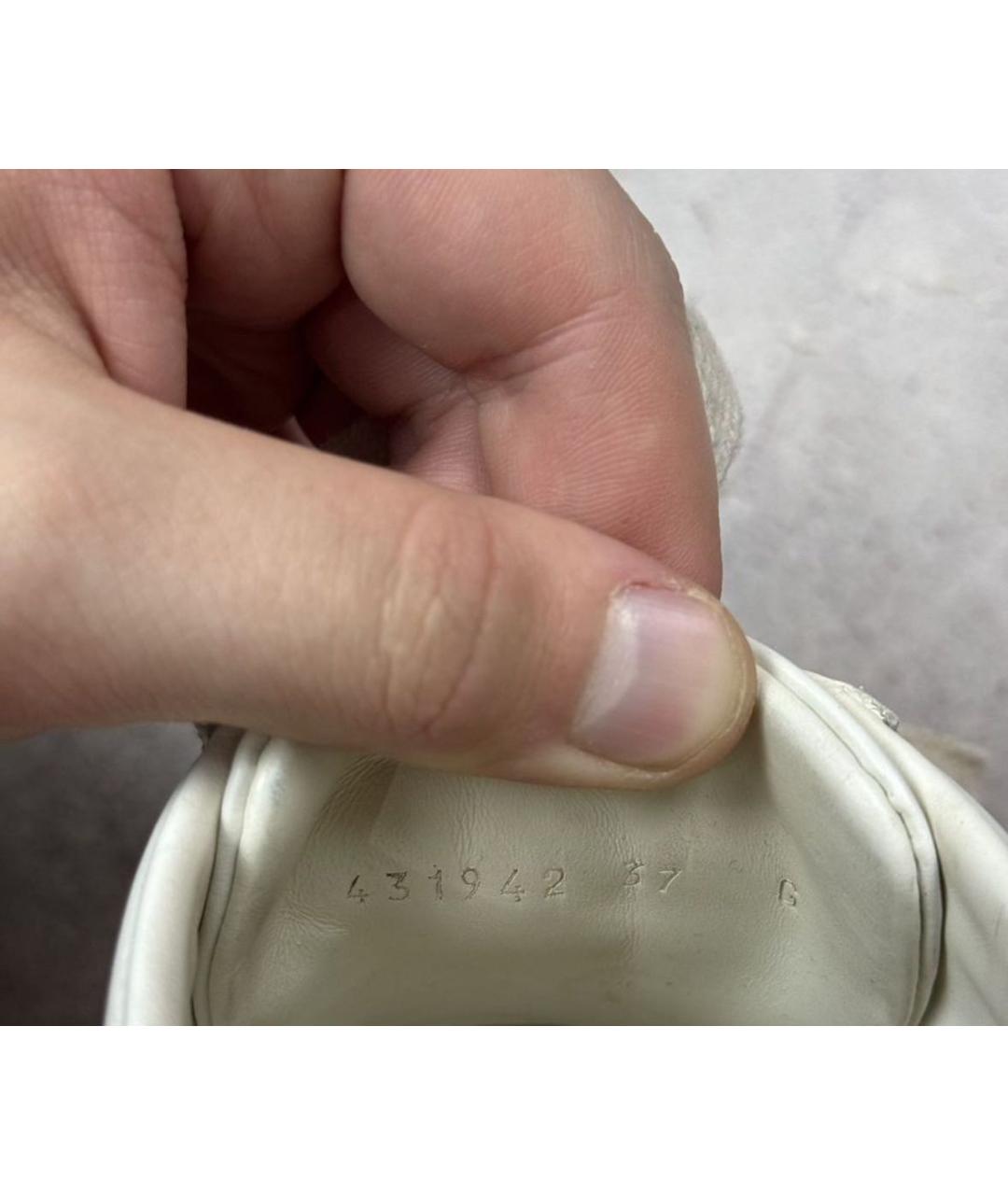 GUCCI Белые кеды, фото 8