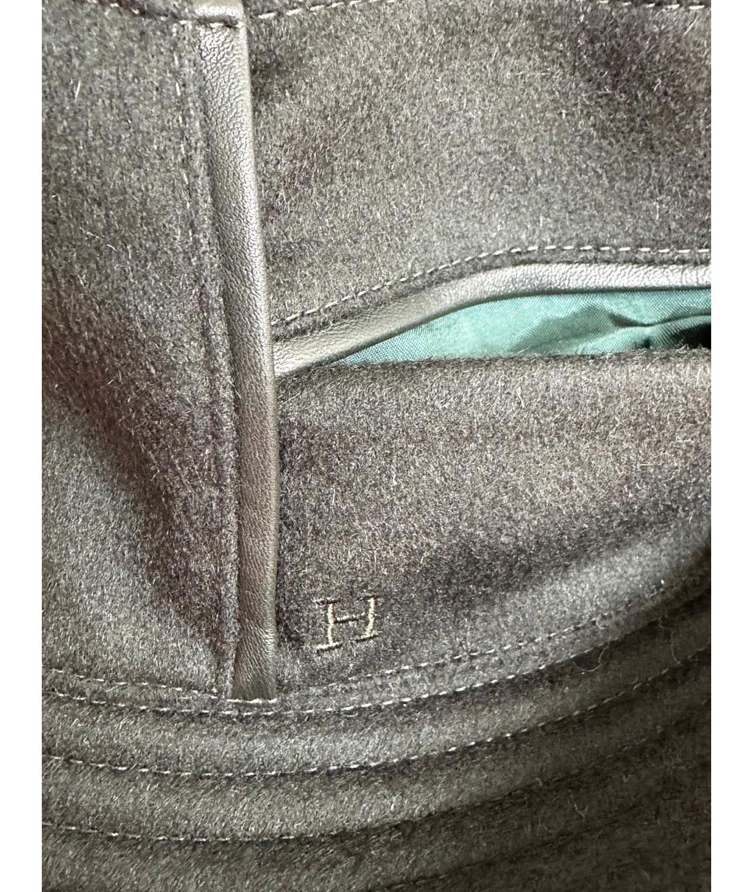 HERMES Зеленая кашемировая шляпа, фото 3