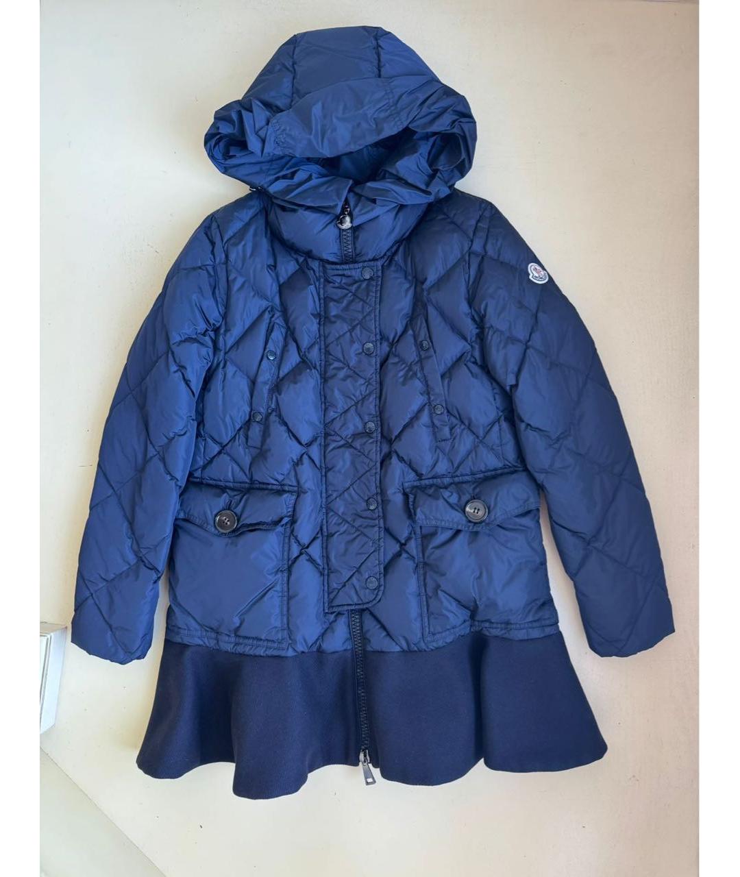 MONCLER Синий пуховик, фото 9