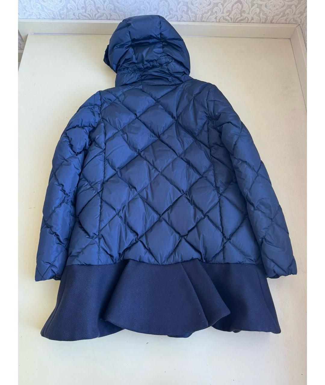 MONCLER Синий пуховик, фото 2