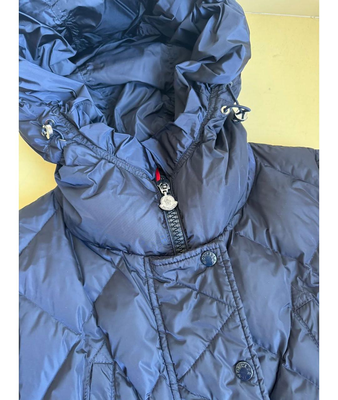 MONCLER Синий пуховик, фото 6