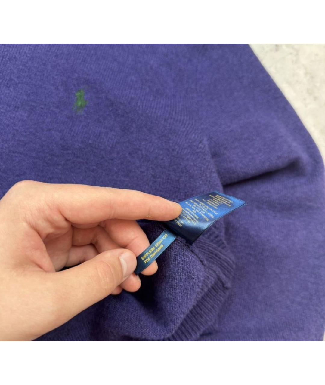 POLO RALPH LAUREN Фиолетовый джемпер / свитер, фото 6