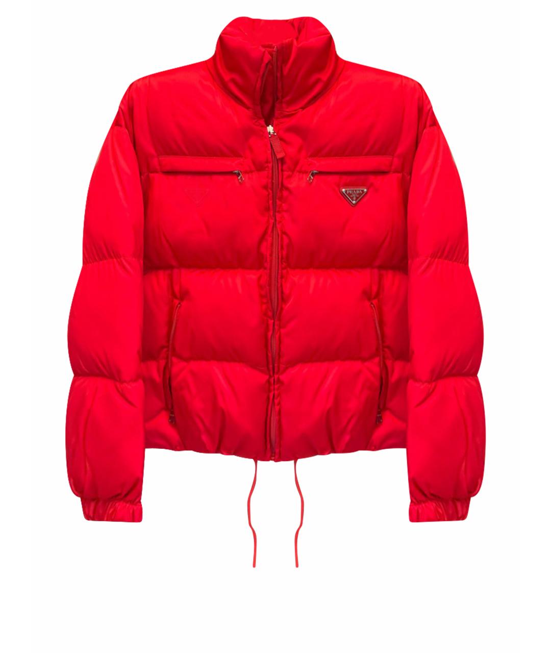 PRADA Красный пуховик, фото 1
