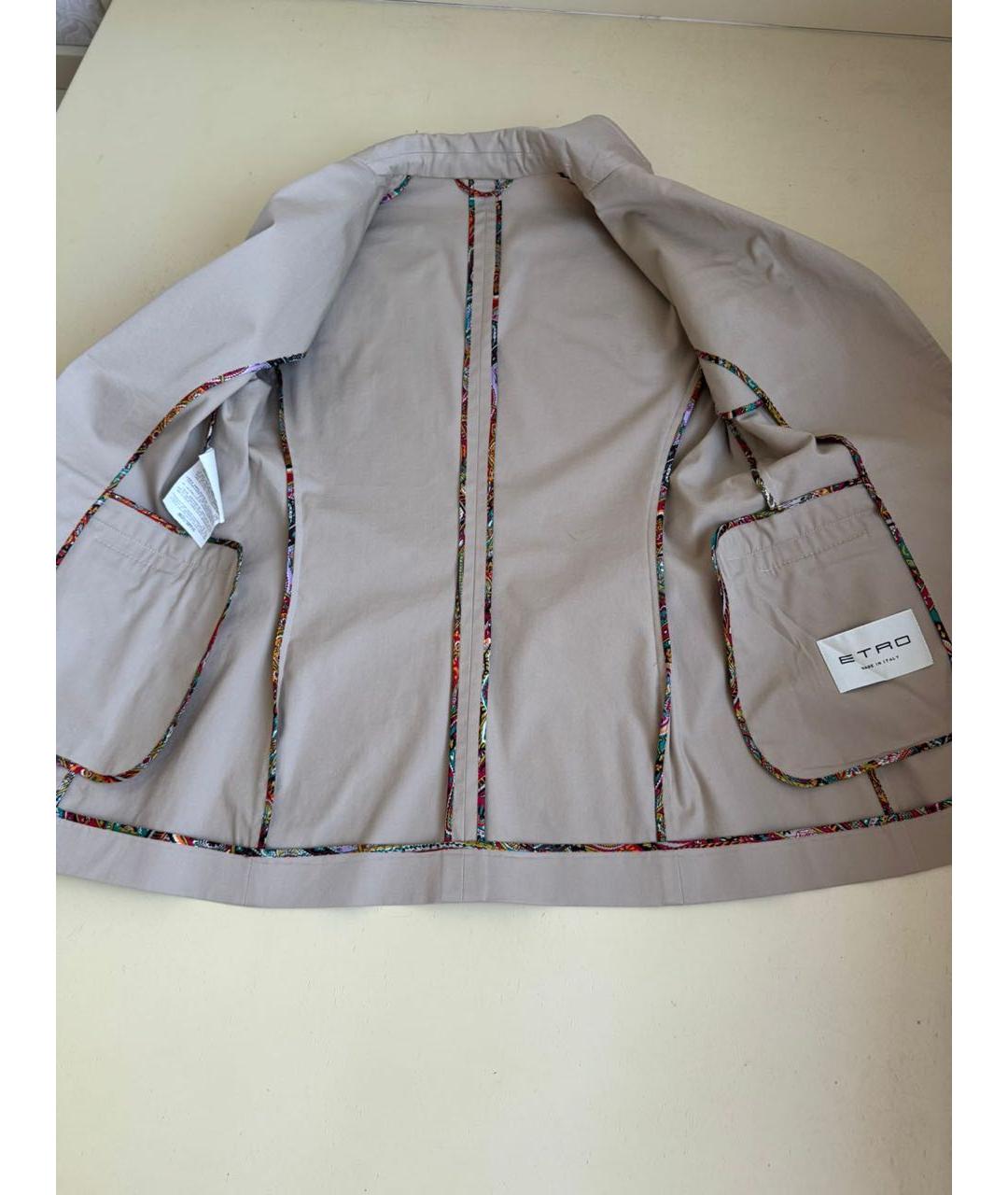 ETRO Бежевый жакет/пиджак, фото 8