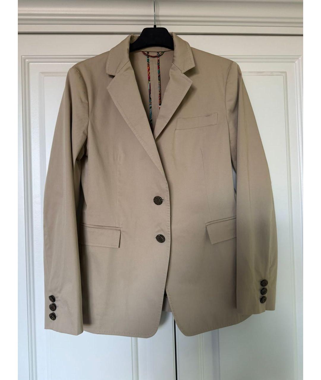 ETRO Бежевый жакет/пиджак, фото 9