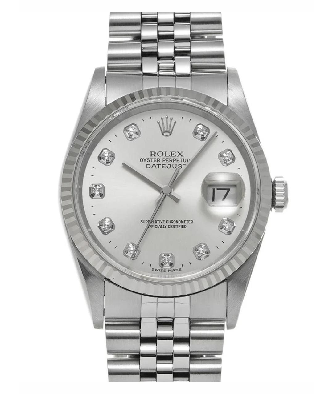 ROLEX Серебряные часы, фото 1