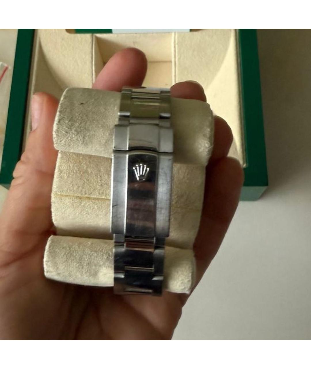 ROLEX Серебряные часы, фото 4