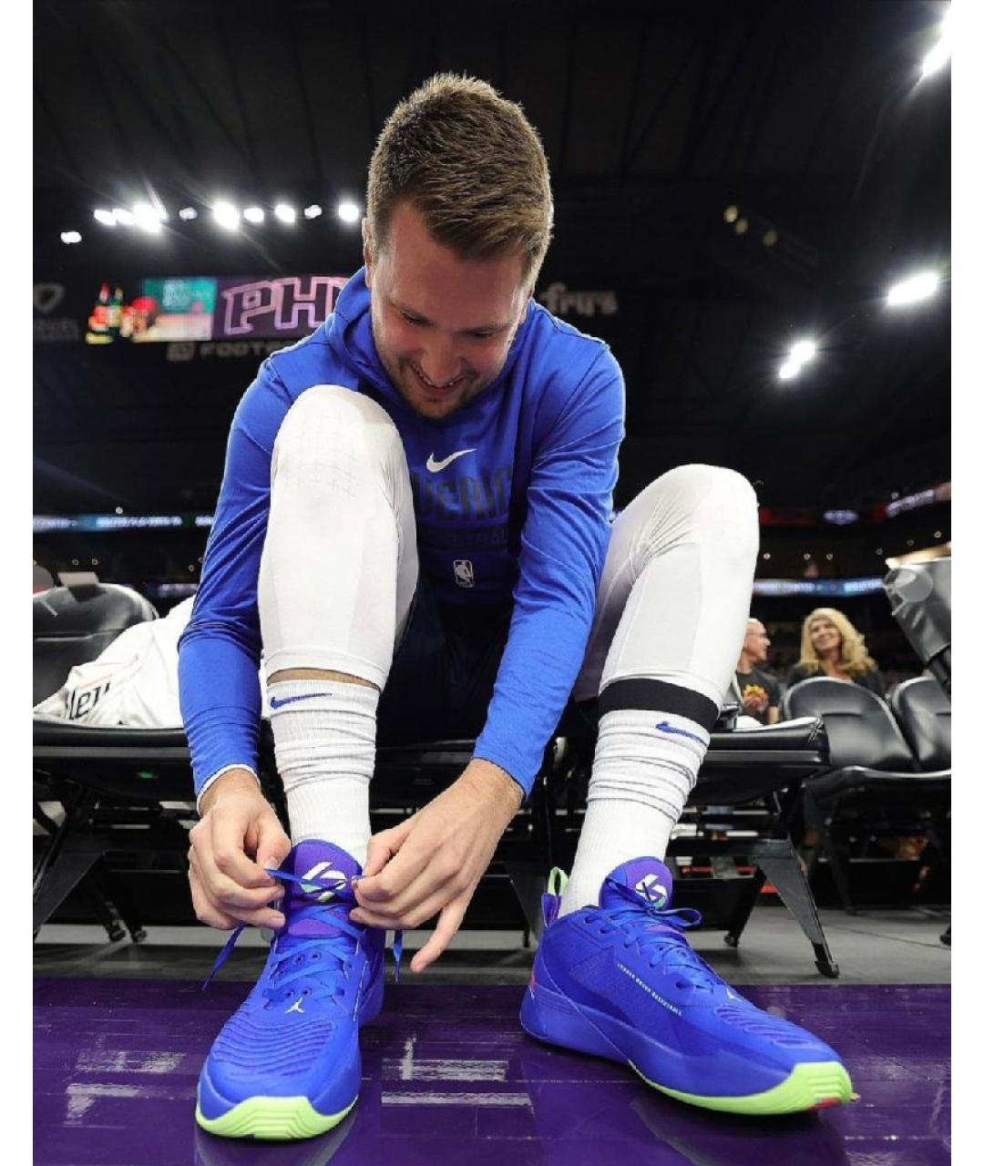 JORDAN Мульти низкие кроссовки / кеды из искусственной кожи, фото 4