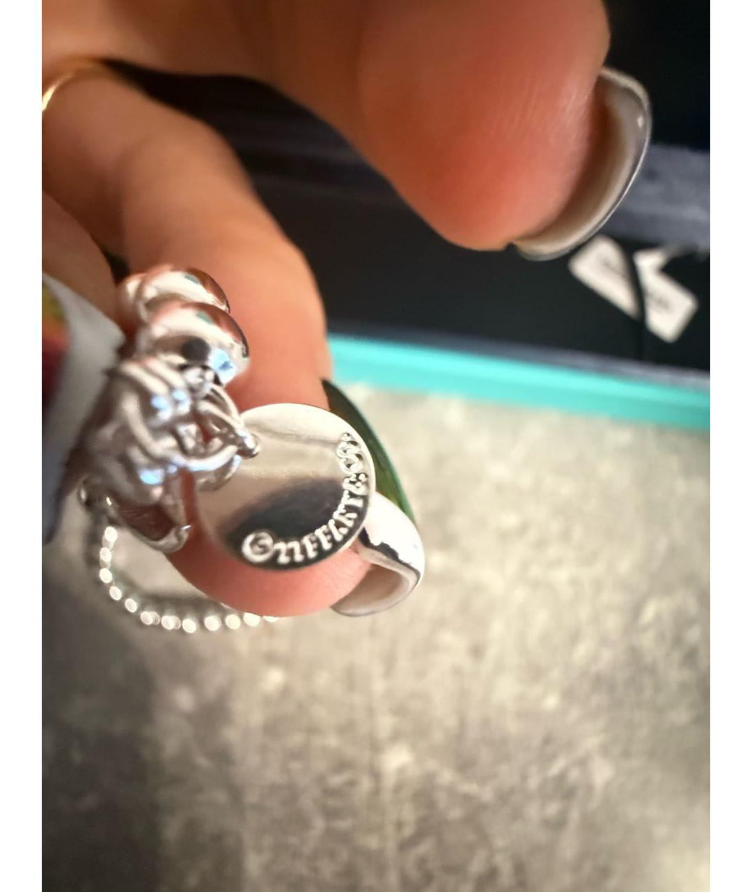 TIFFANY&CO Бирюзовый серебряный браслет, фото 3