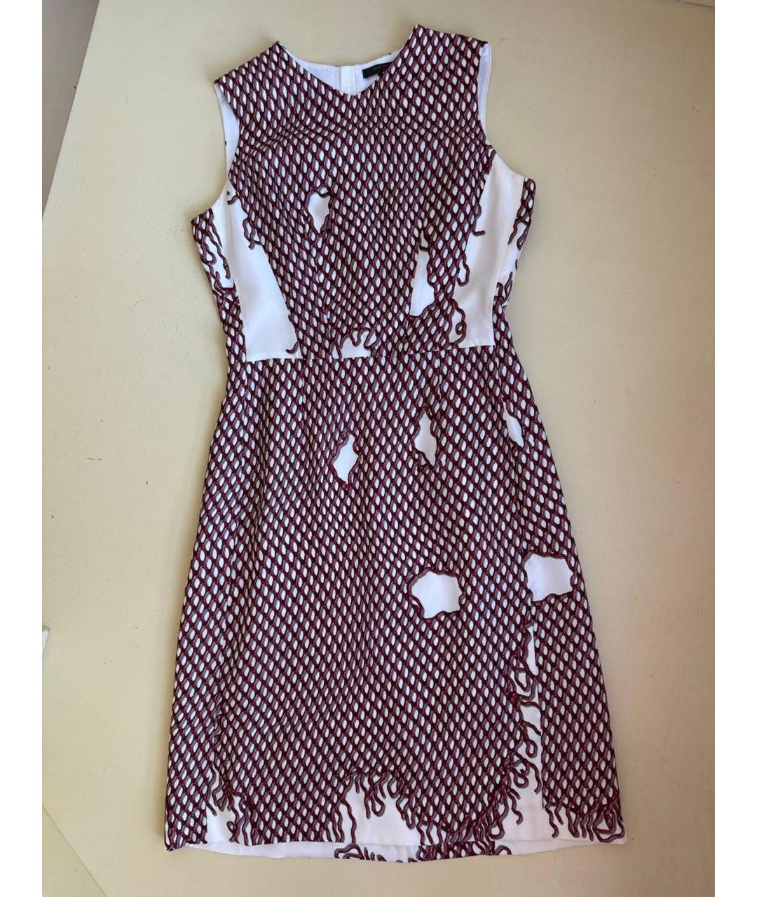 LOUIS VUITTON Мульти шелковое повседневное платье, фото 9