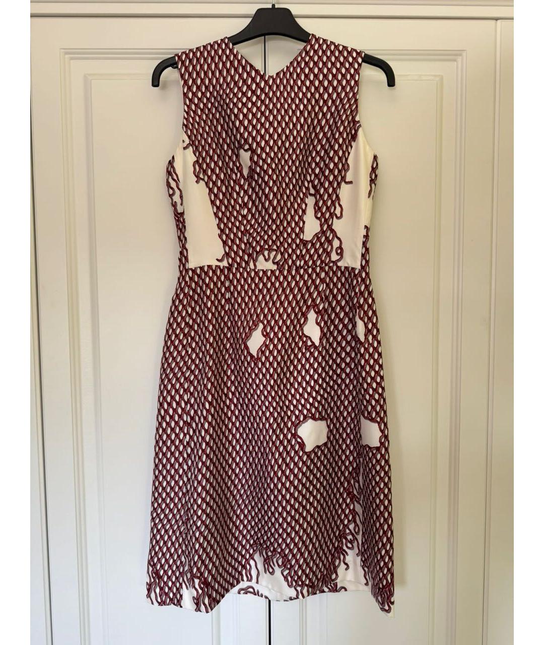 LOUIS VUITTON Мульти шелковое повседневное платье, фото 8