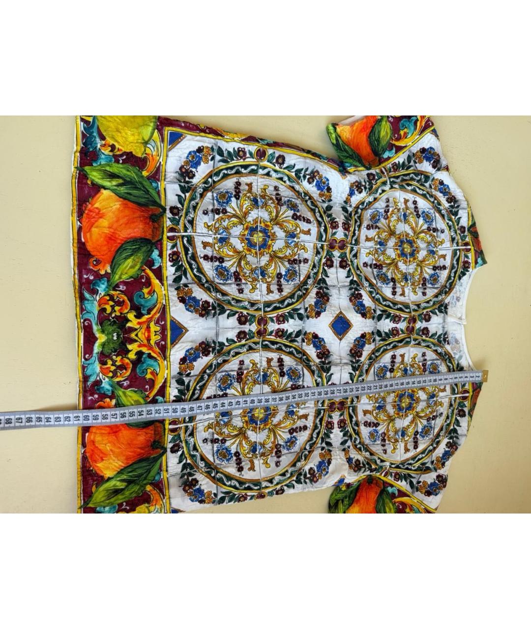 DOLCE&GABBANA Мульти хлопковая блузы, фото 4