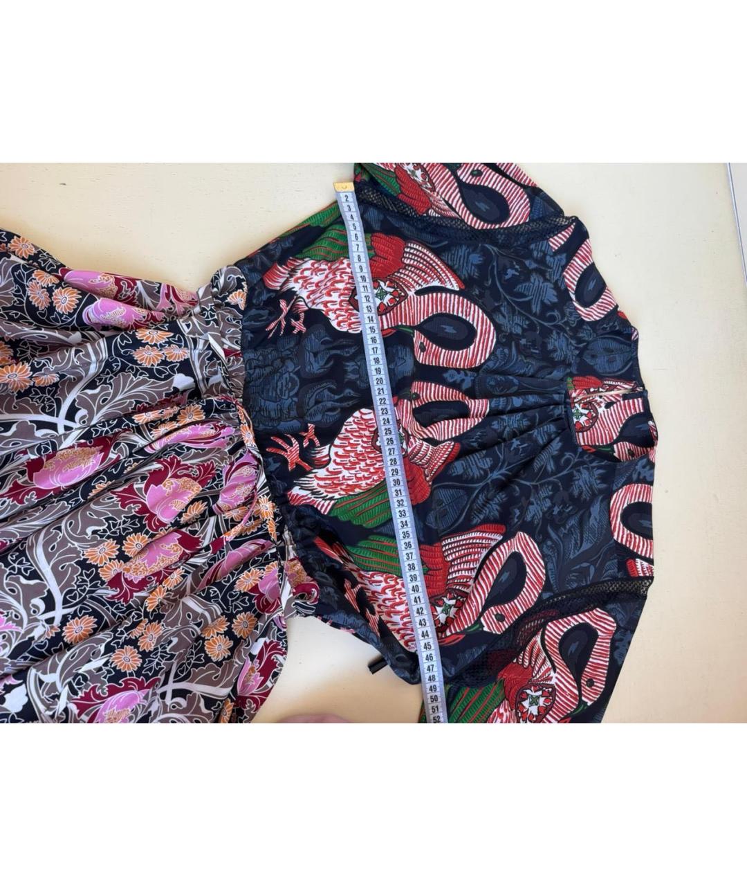 LOUIS VUITTON Мульти повседневное платье, фото 5