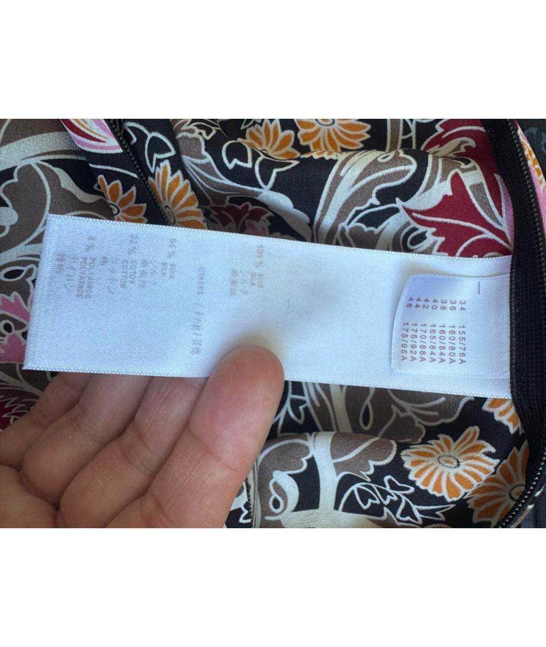 LOUIS VUITTON Мульти повседневное платье, фото 7