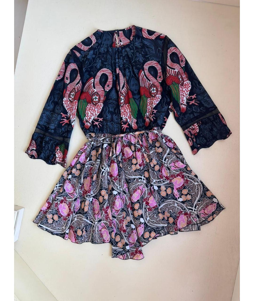 LOUIS VUITTON Мульти повседневное платье, фото 9