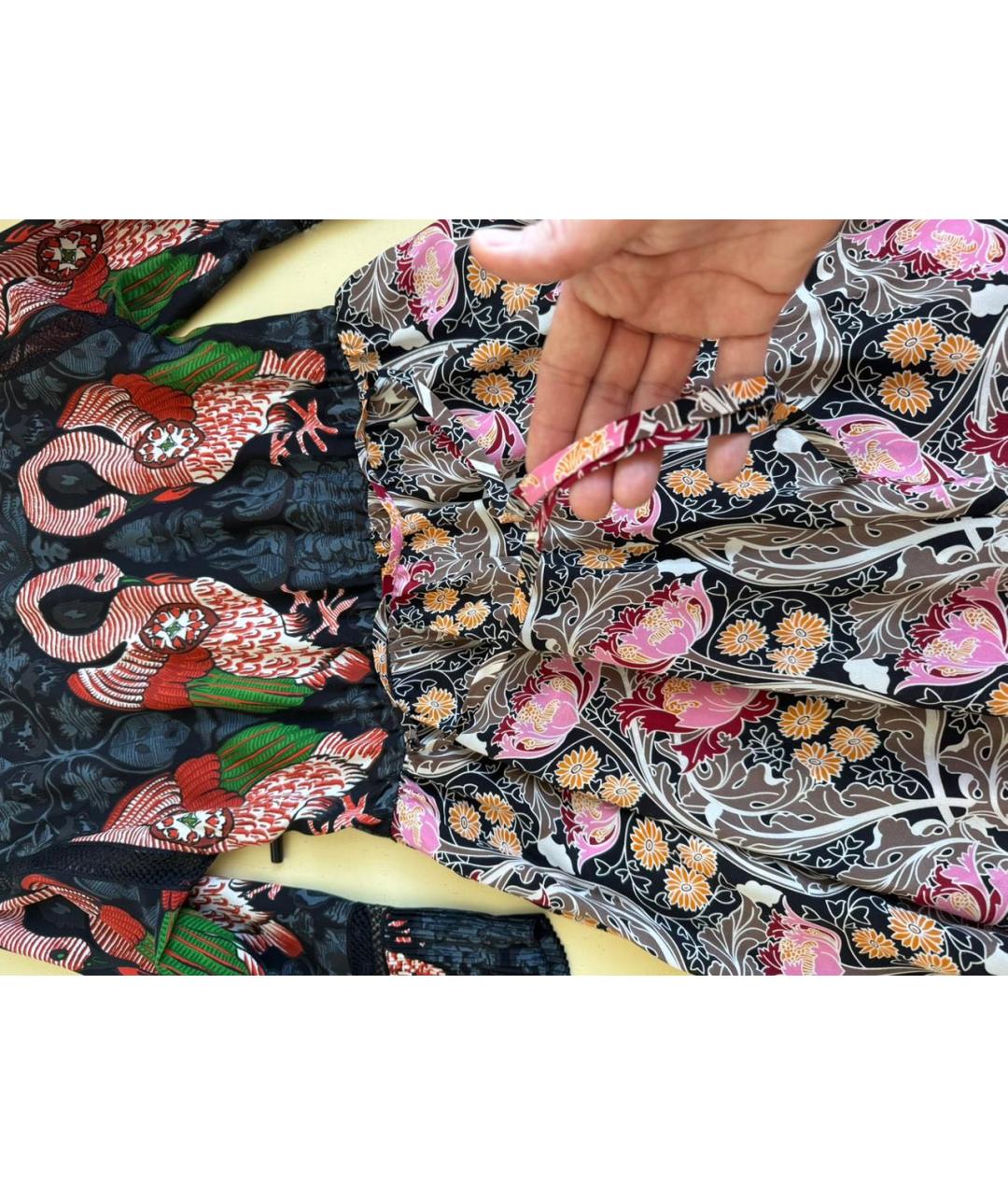 LOUIS VUITTON Мульти повседневное платье, фото 6