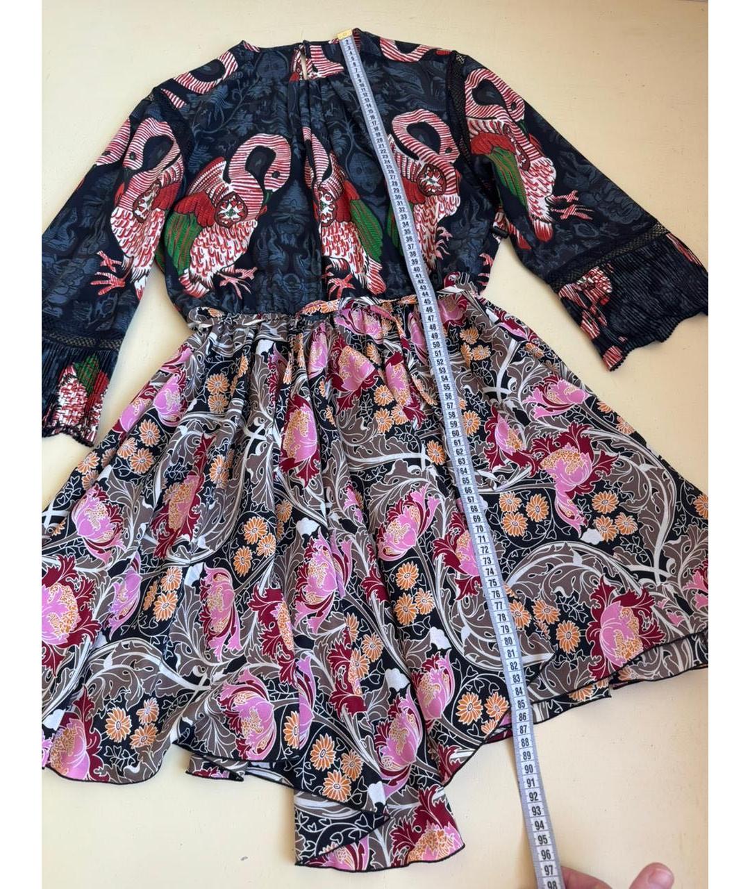 LOUIS VUITTON Мульти повседневное платье, фото 3