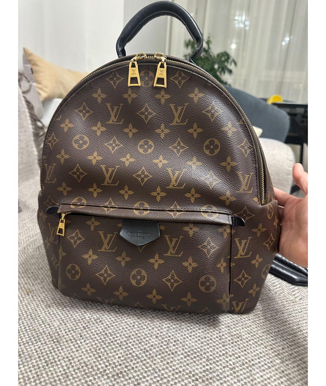 LOUIS VUITTON Коричневый рюкзак, фото 9