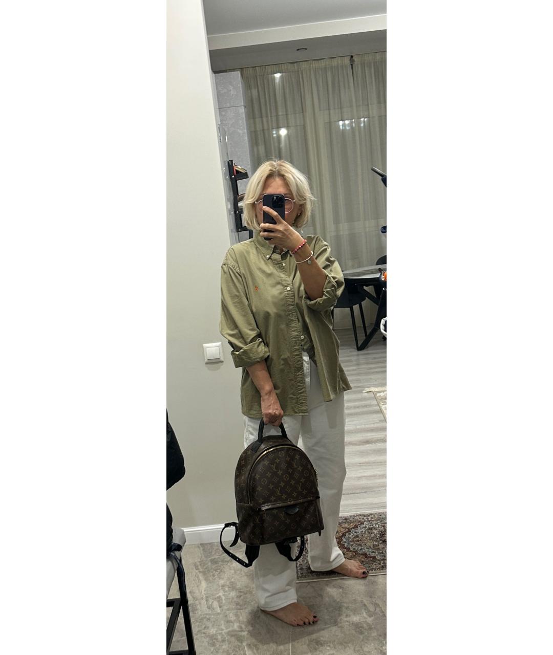 LOUIS VUITTON Коричневый рюкзак, фото 7