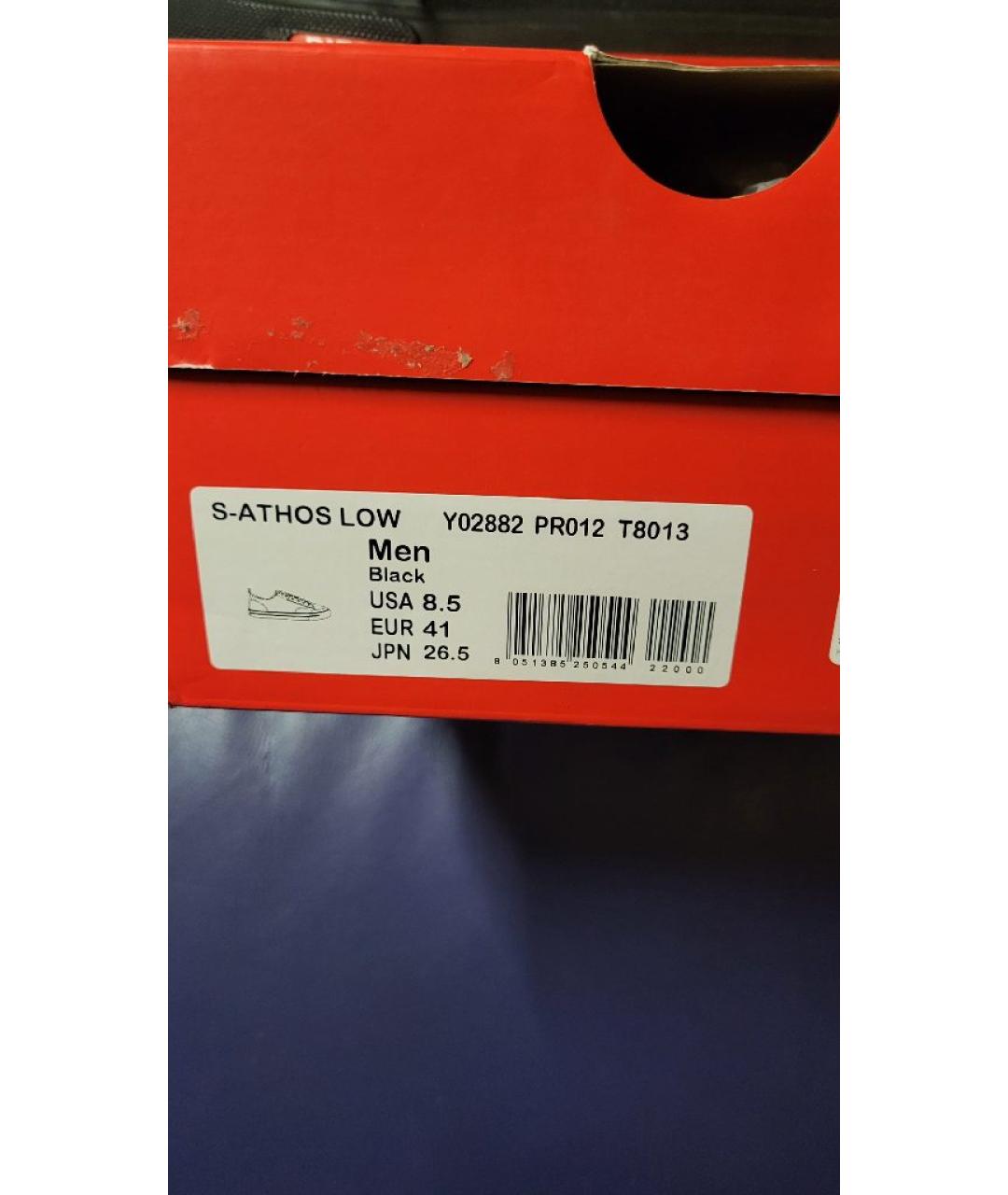 DIESEL Черные текстильные низкие кроссовки / кеды, фото 9