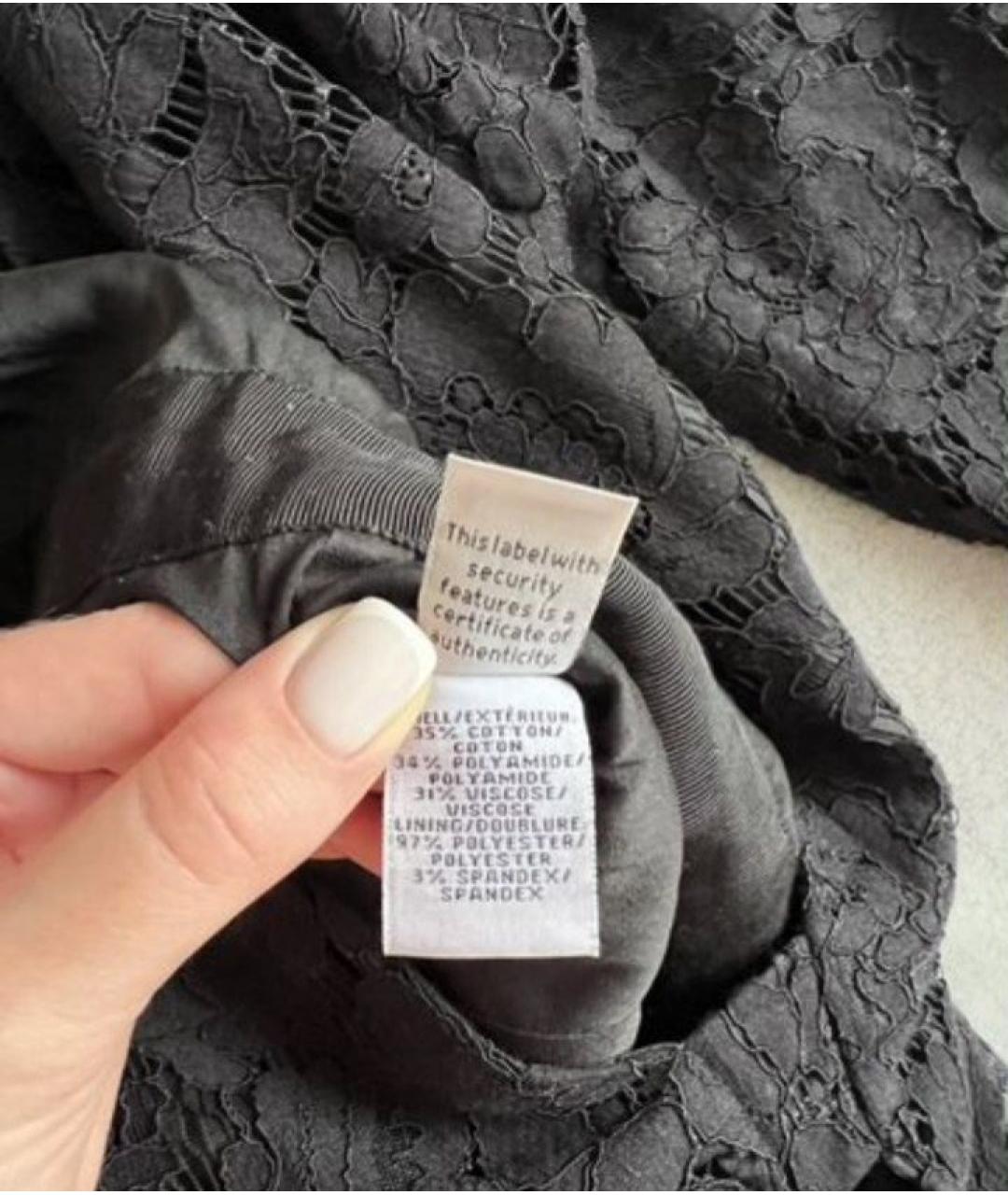 DIANE VON FURSTENBERG Черный хлопко-эластановый комбинезон, фото 6