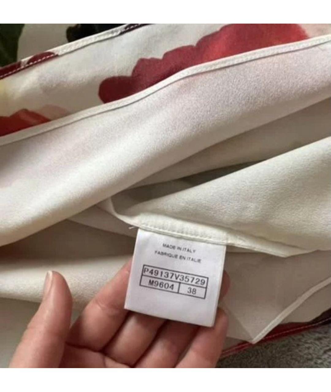 CHANEL Мульти шелковая юбка миди, фото 5