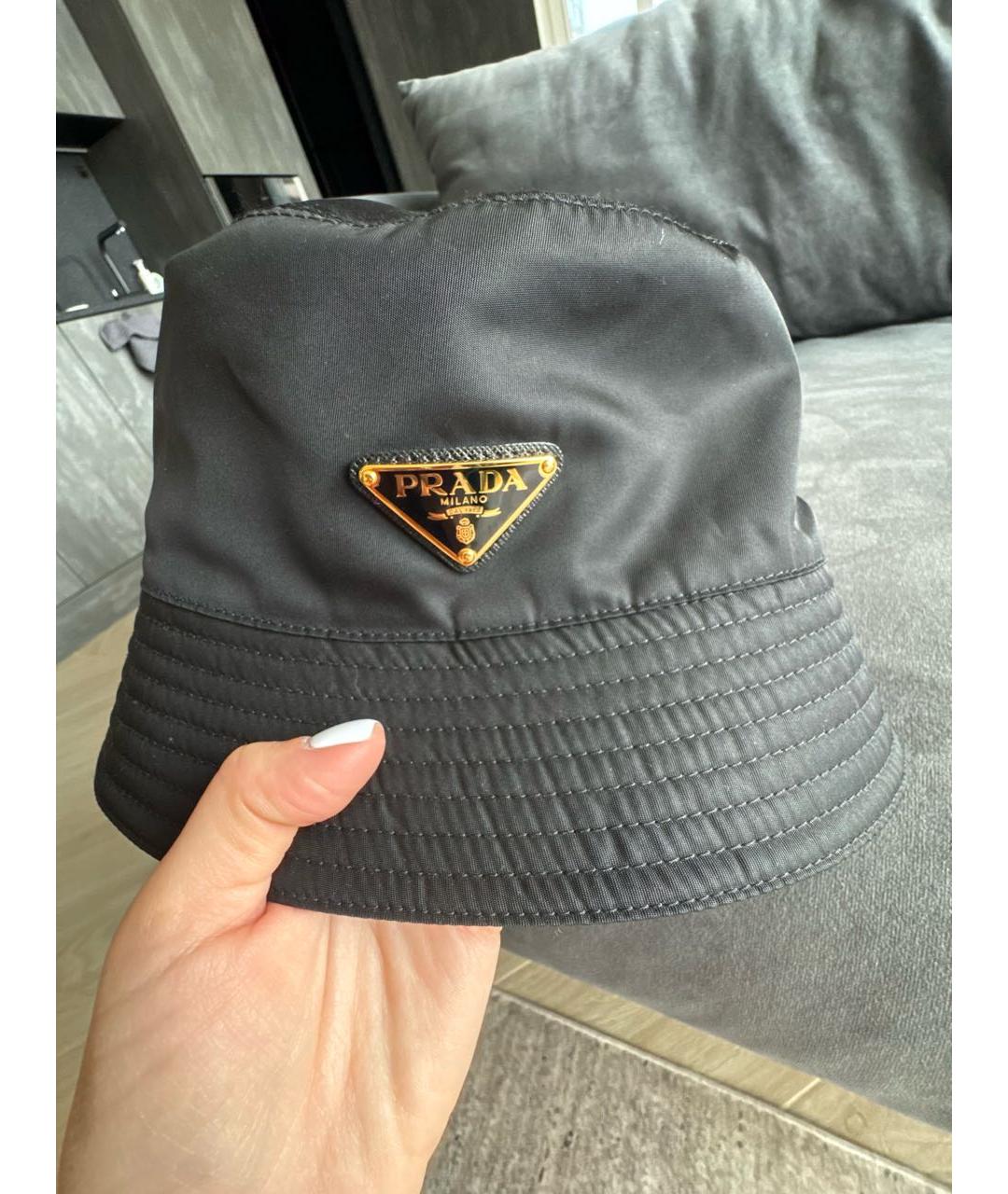 PRADA Черная панама, фото 3