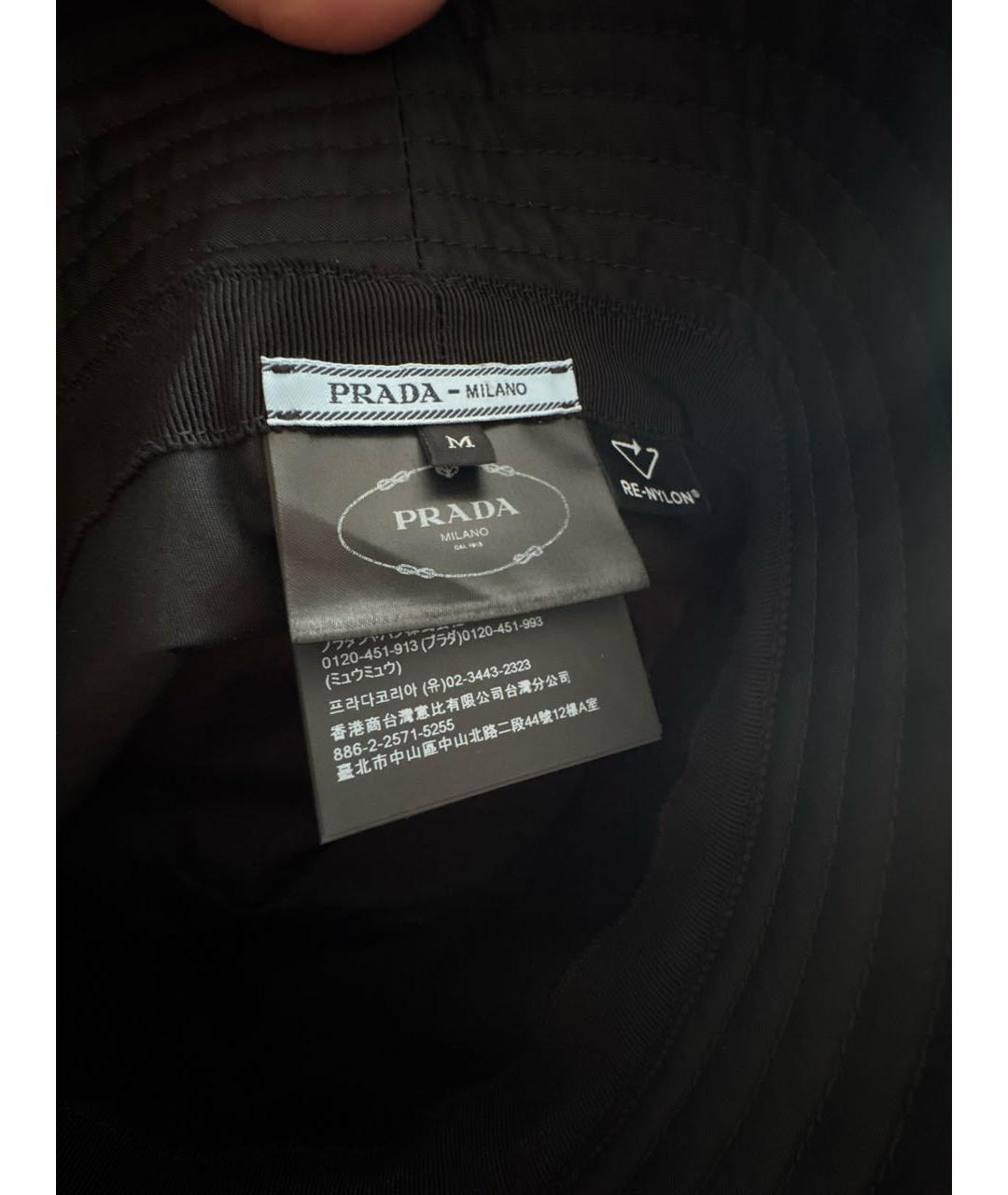 PRADA Черная панама, фото 4