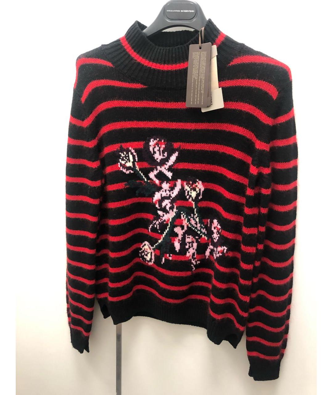 ERMANNO SCERVINO Красный кашемировый джемпер / свитер, фото 2