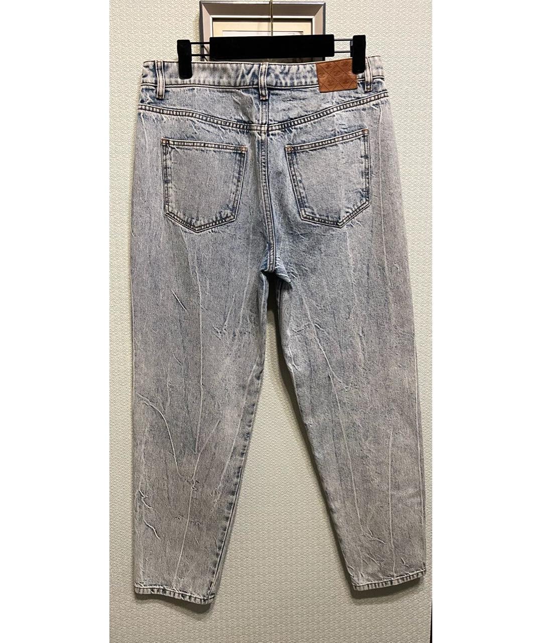 CHANEL Голубые хлопковые джинсы слим, фото 2