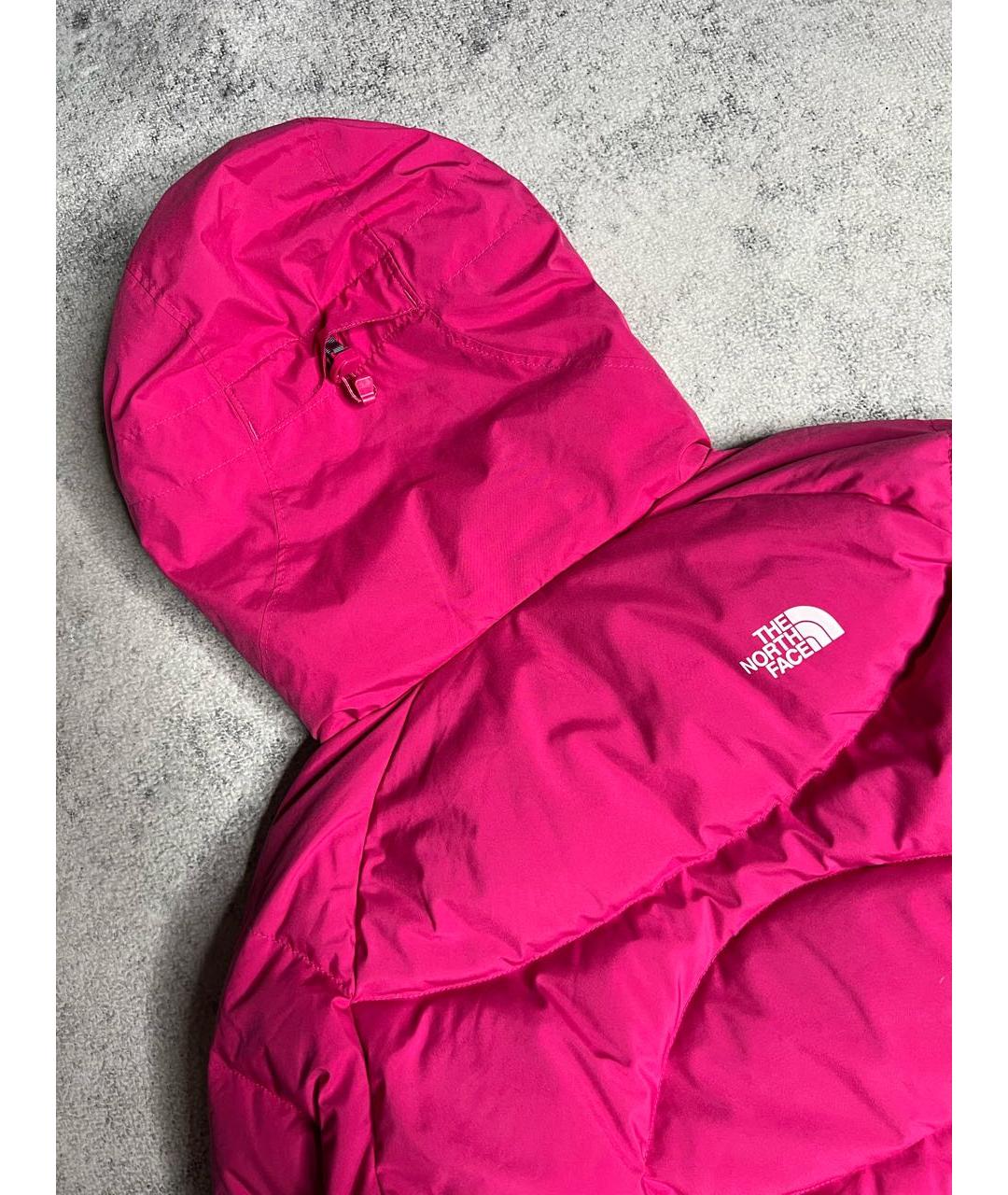 THE NORTH FACE Розовый полиэстеровый пуховик, фото 6