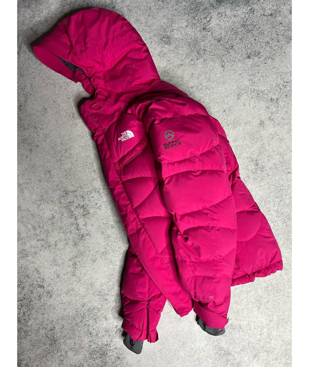 THE NORTH FACE Розовый полиэстеровый пуховик, фото 3