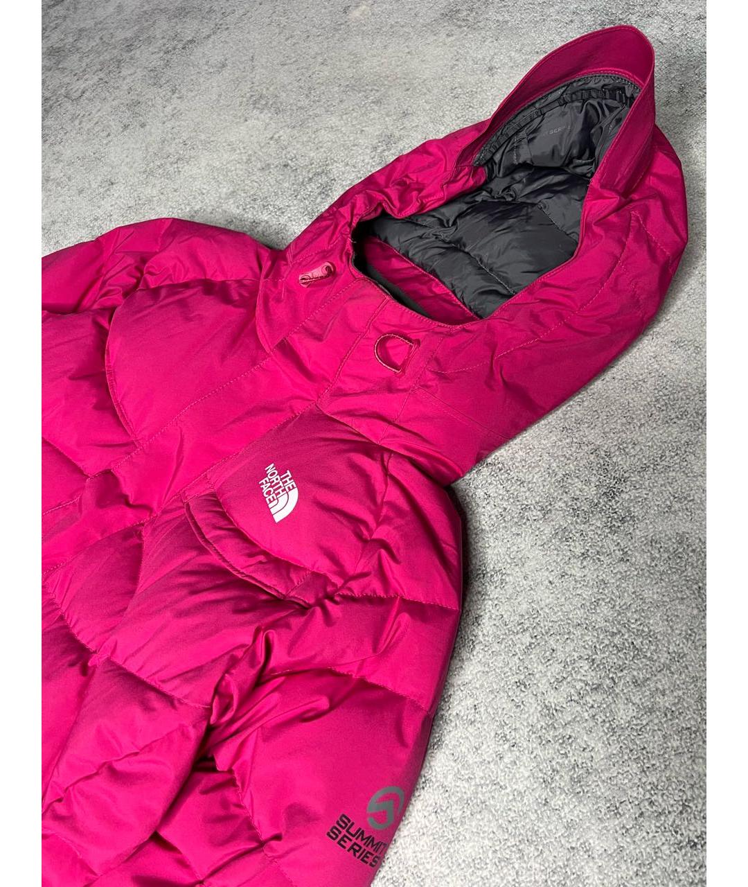 THE NORTH FACE Розовый полиэстеровый пуховик, фото 4