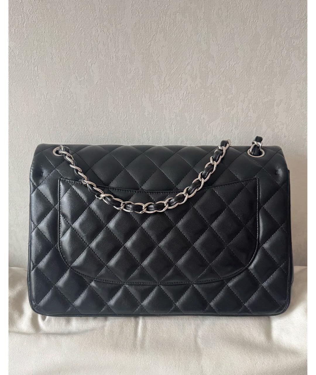 CHANEL Черная кожаная сумка через плечо, фото 2