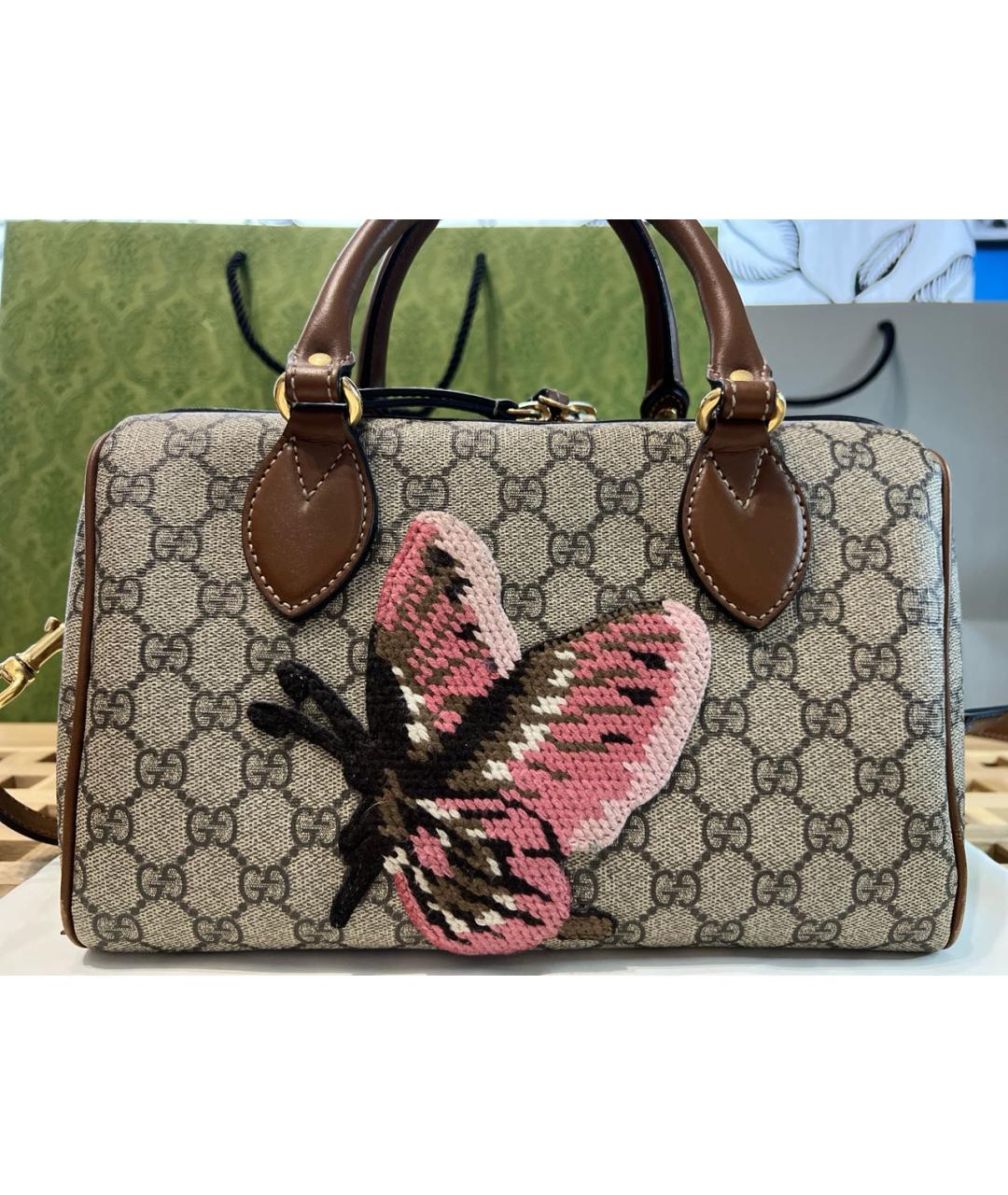 GUCCI Бежевая сумка через плечо, фото 5