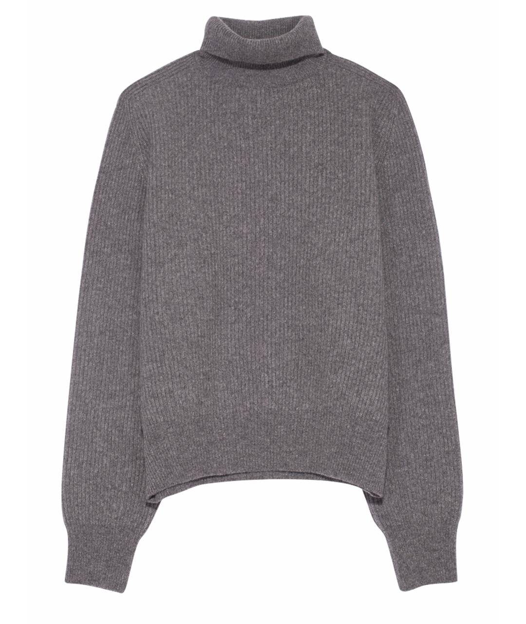 PETAR PETROV Серый шерстяной джемпер / свитер, фото 1