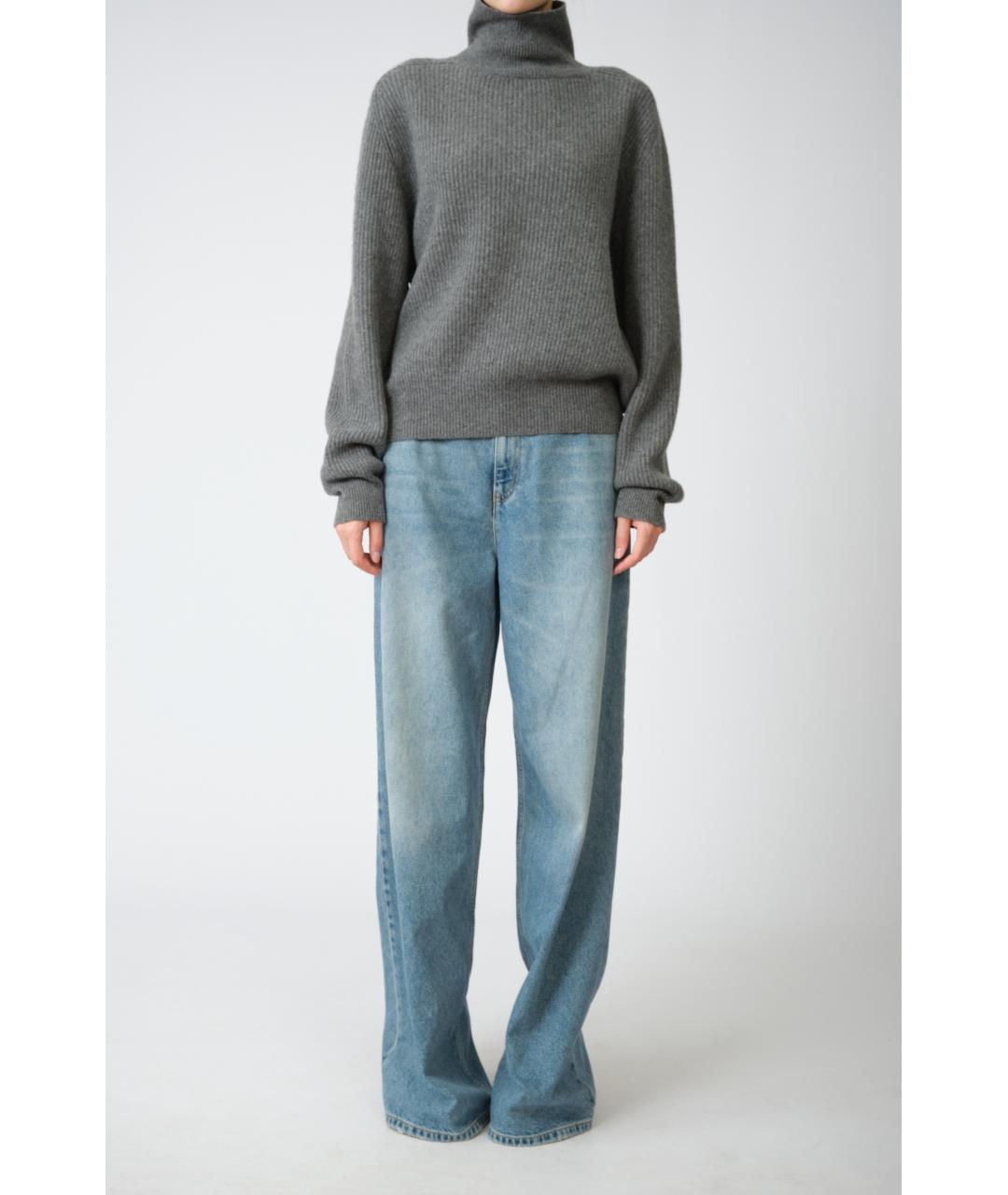 PETAR PETROV Серый шерстяной джемпер / свитер, фото 4