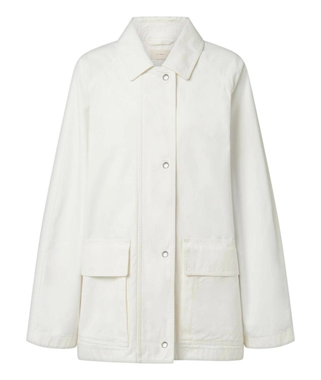 THE ROW Белая хлопковая куртка, фото 1