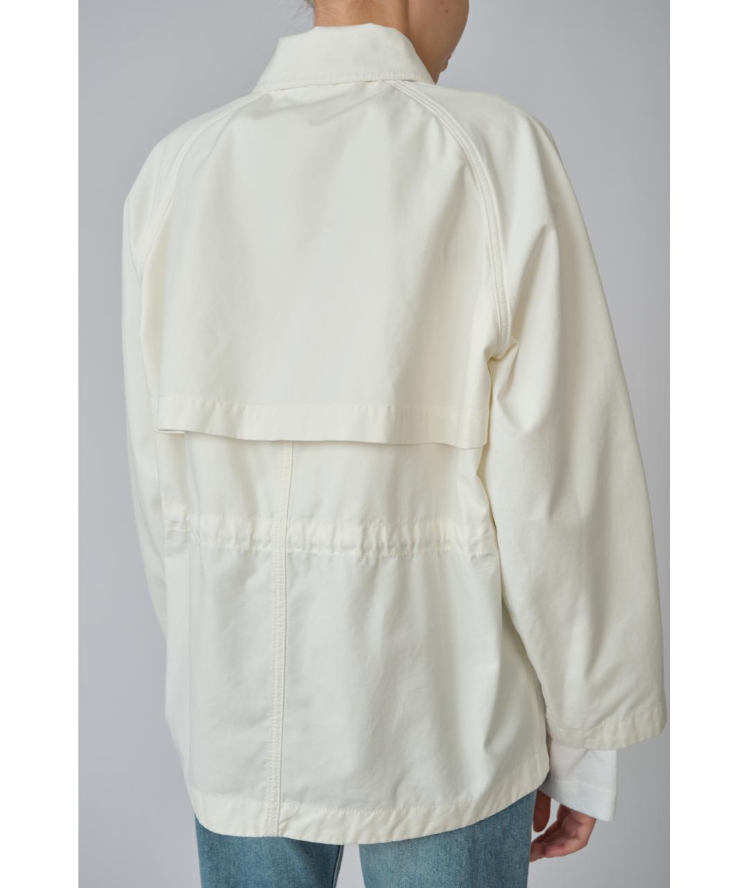 THE ROW Белая хлопковая куртка, фото 9