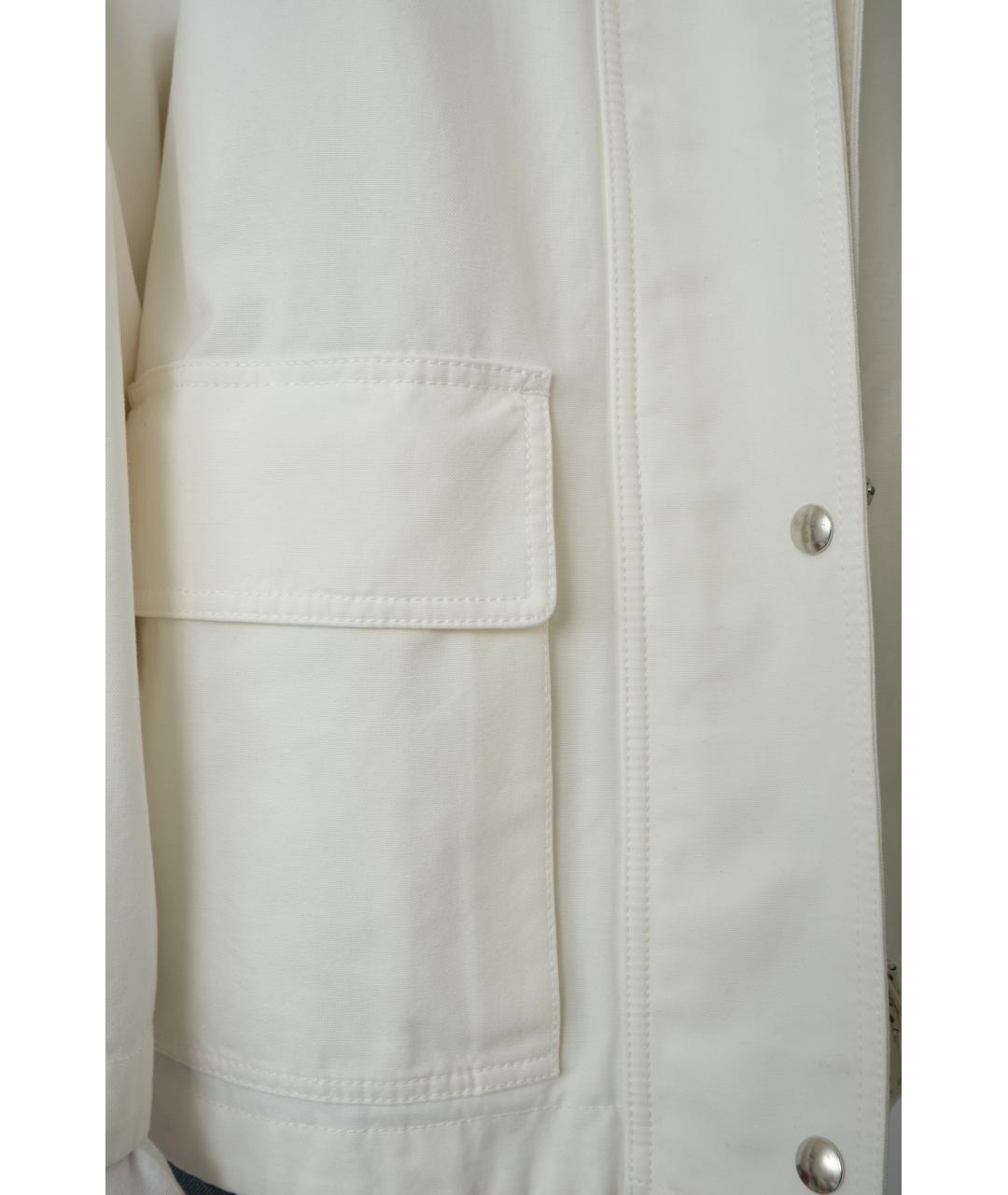 THE ROW Белая хлопковая куртка, фото 6