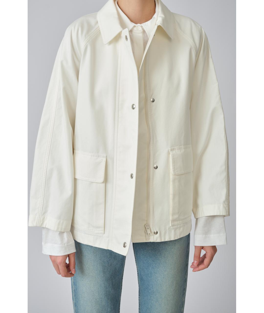 THE ROW Белая хлопковая куртка, фото 4