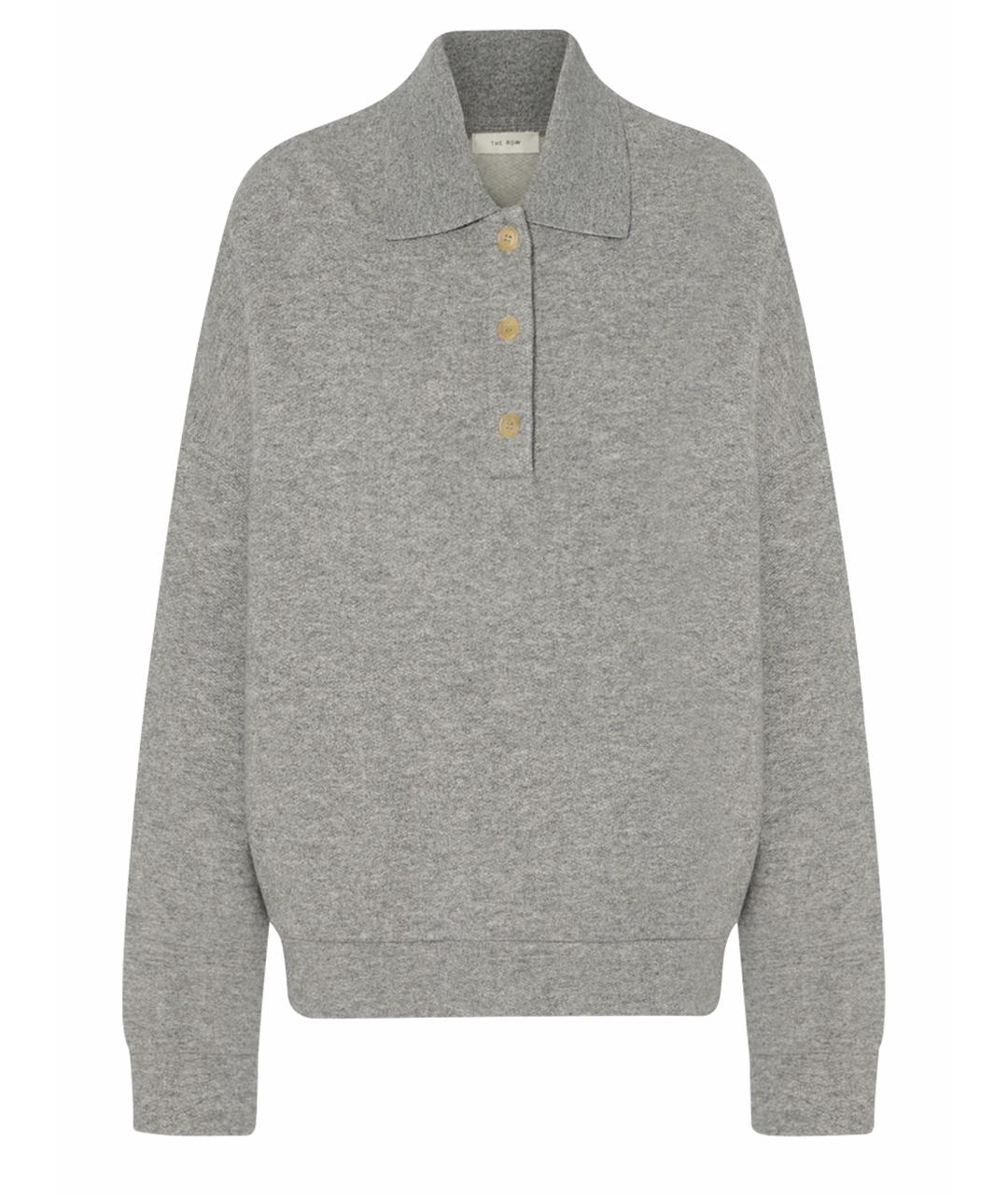 THE ROW Серый кашемировый джемпер / свитер, фото 1