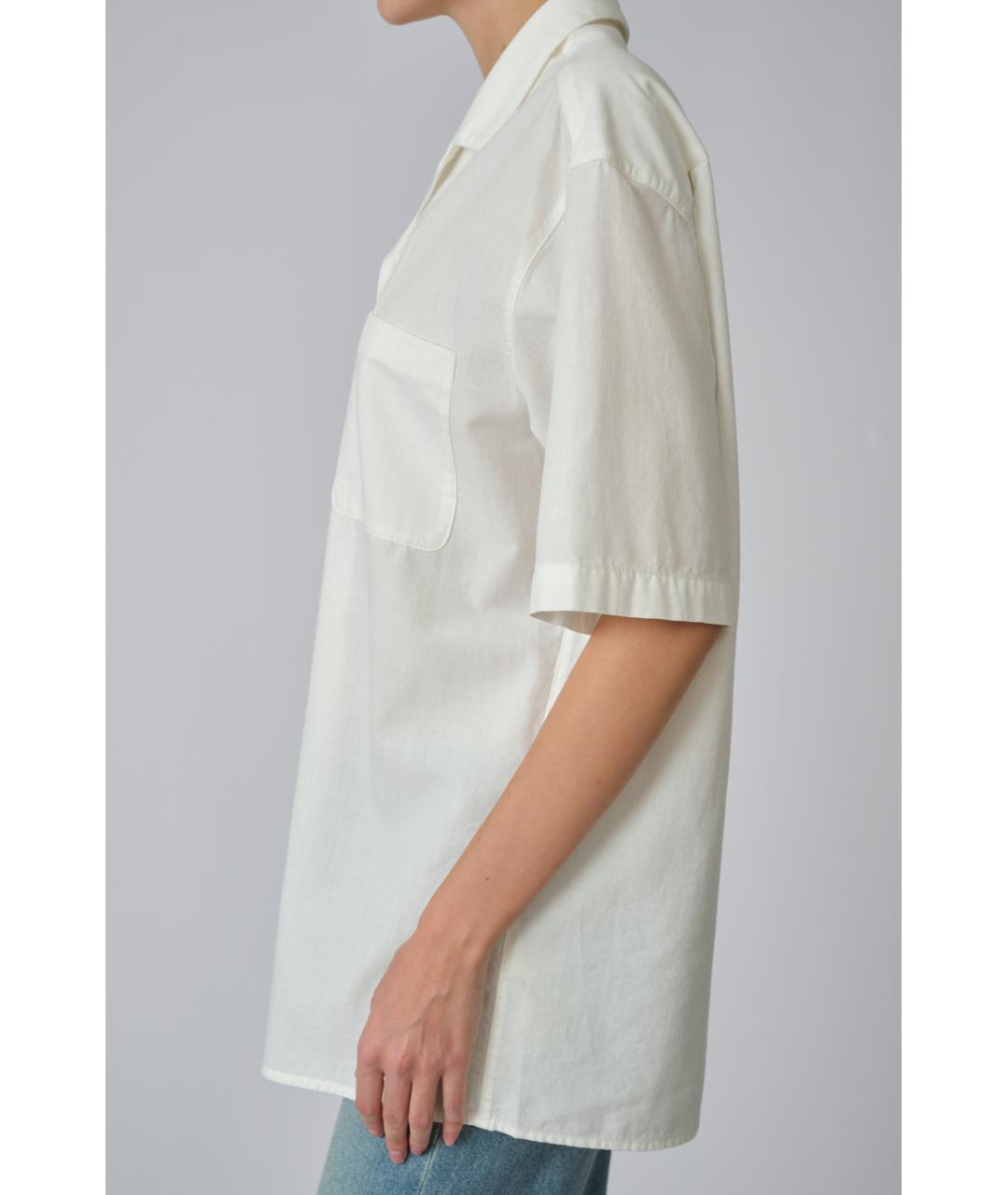 THE ROW Белая хлопковая рубашка, фото 2