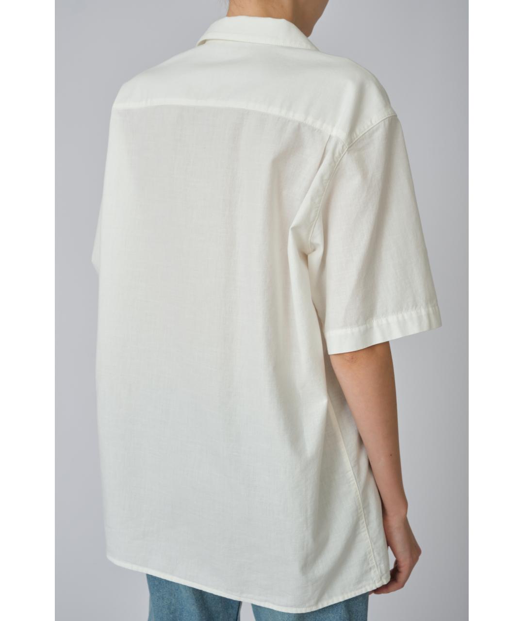 THE ROW Белая хлопковая рубашка, фото 3