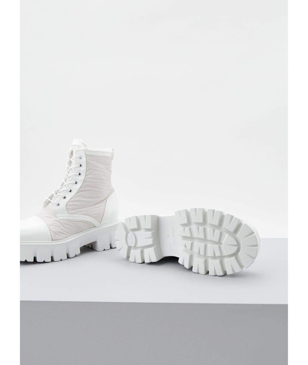 PREMIATA Белые кожаные ботинки, фото 8