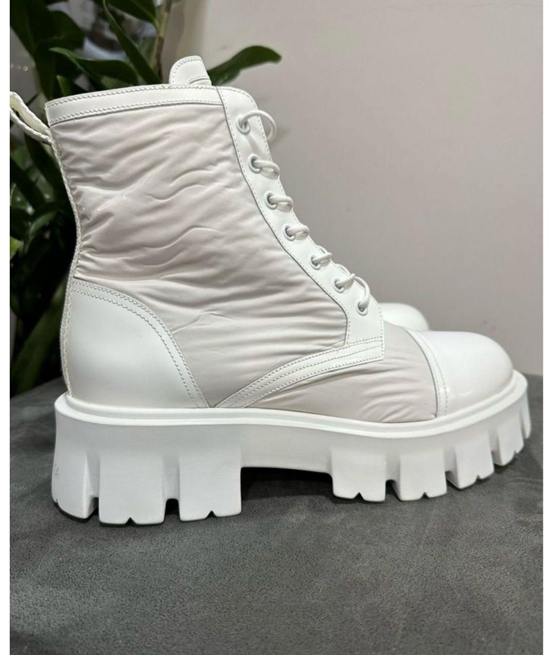 PREMIATA Белые кожаные ботинки, фото 6