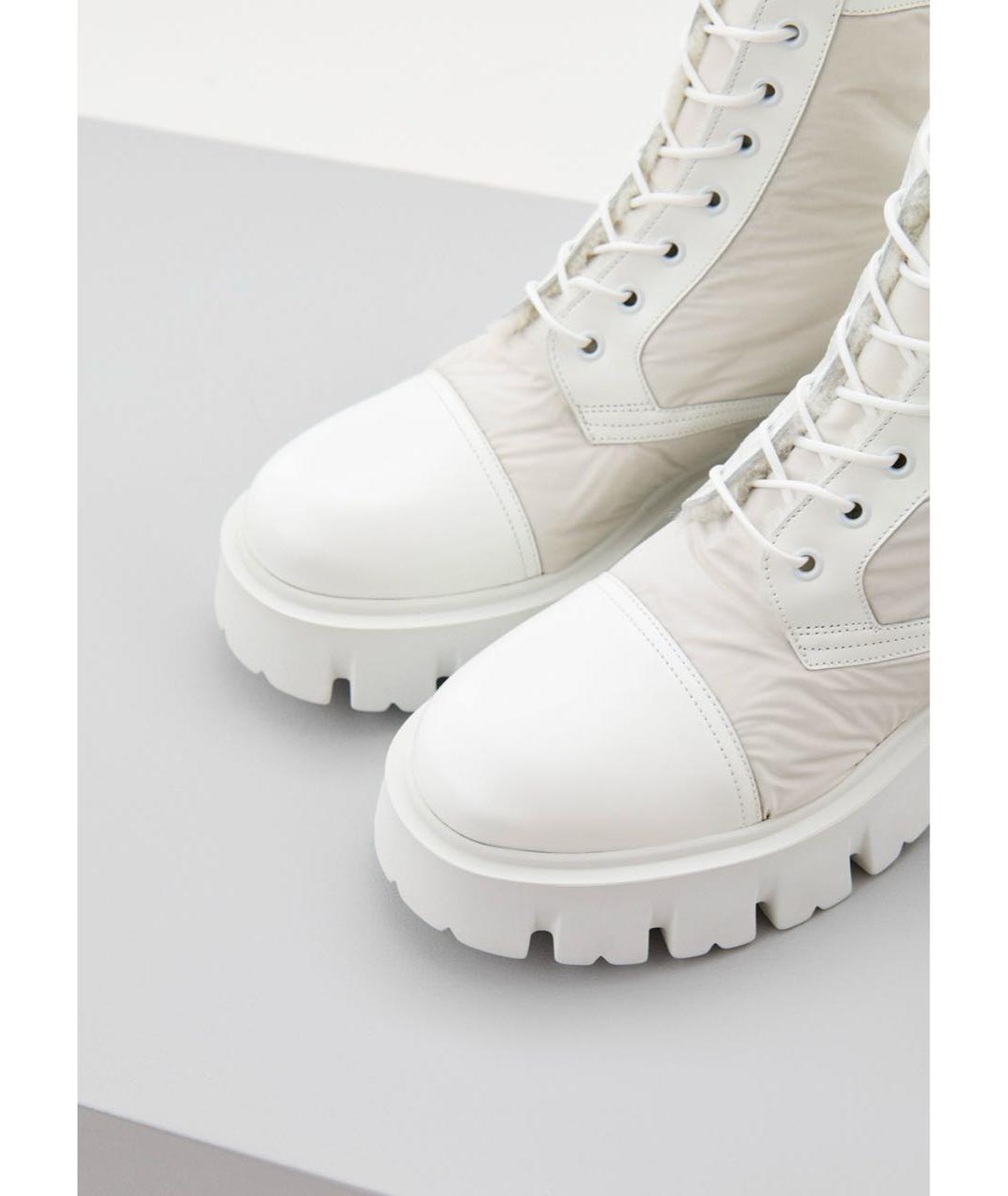 PREMIATA Белые кожаные ботинки, фото 7