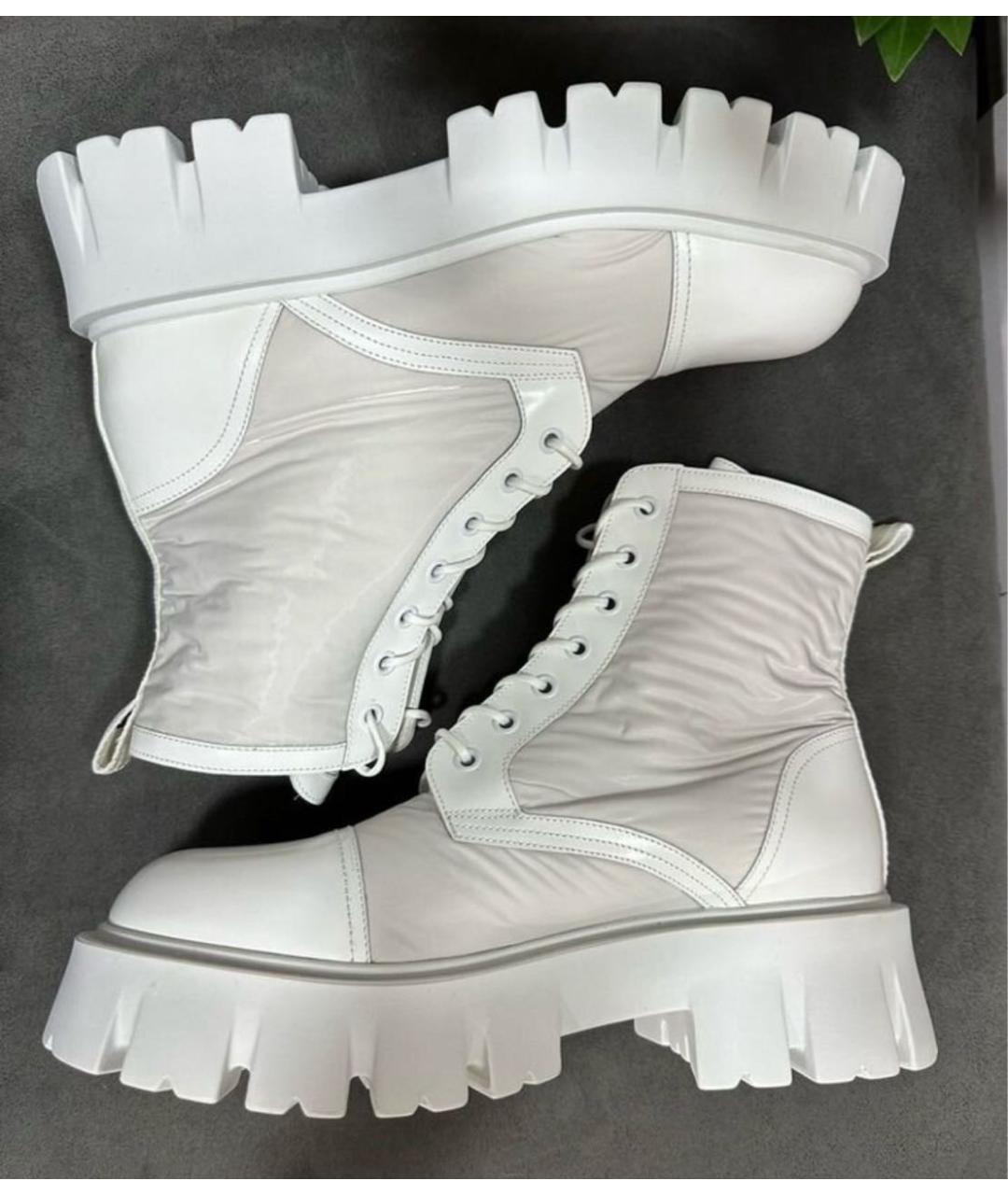PREMIATA Белые кожаные ботинки, фото 3