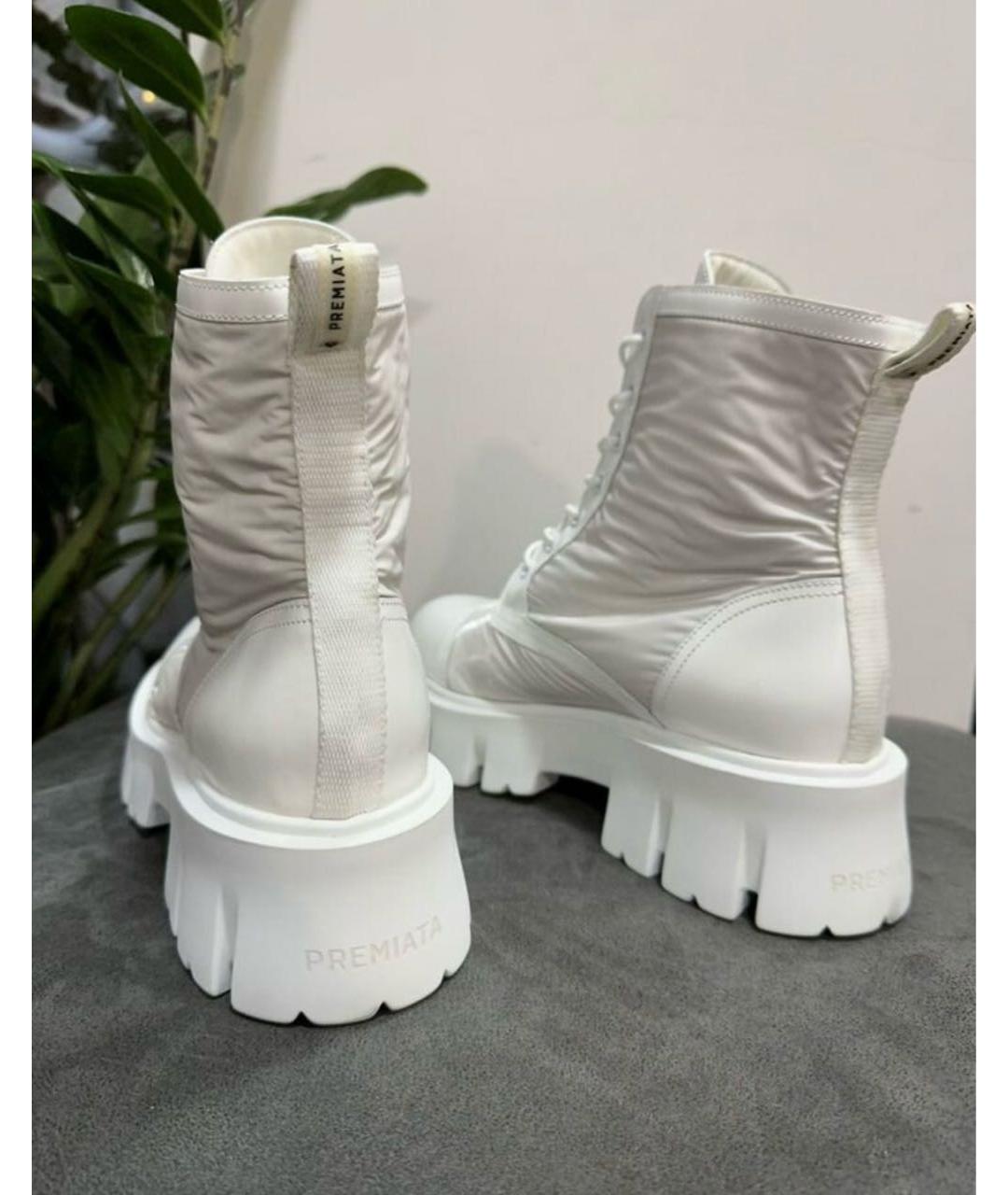 PREMIATA Белые кожаные ботинки, фото 5